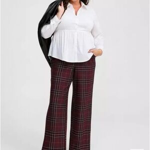 Torrid Plaid Pixie Pants